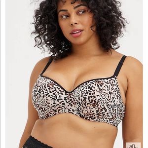 NWT Torrid Full Coverage Balconette Bra-Leopard Print with 360 Smoothing